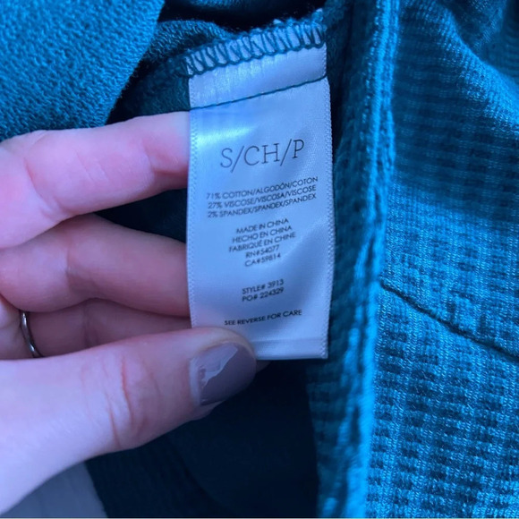 Cabi Lennon Jacket Legion Teal  Gold Button Details Size XS Style #3913 - Picture 9 of 9